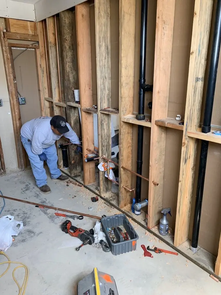 Commercial rough-in plumbing for Trenchless Sewer Repair in Southwest Loveland - Thompson